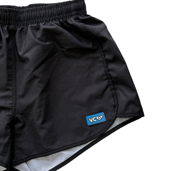 VC Ultimate Shorty Shorts Black Pizza Graphic 3" Inseam Athletic Women's S - Picture 3 of 10